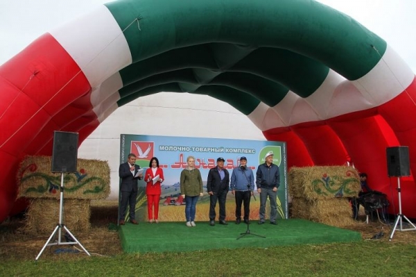 Президент Республики Татарстан принял участие в закладке камня нового животноводческого комплекса АО «Агросила» - МТК «Азнакай»